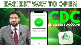 Easiest Way to Open CDC Investor Account in Pakistan | CDC Account Opening Complete Guide | PSX