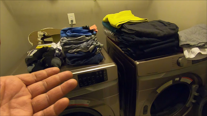 How to get rid of mildew in front load washer
