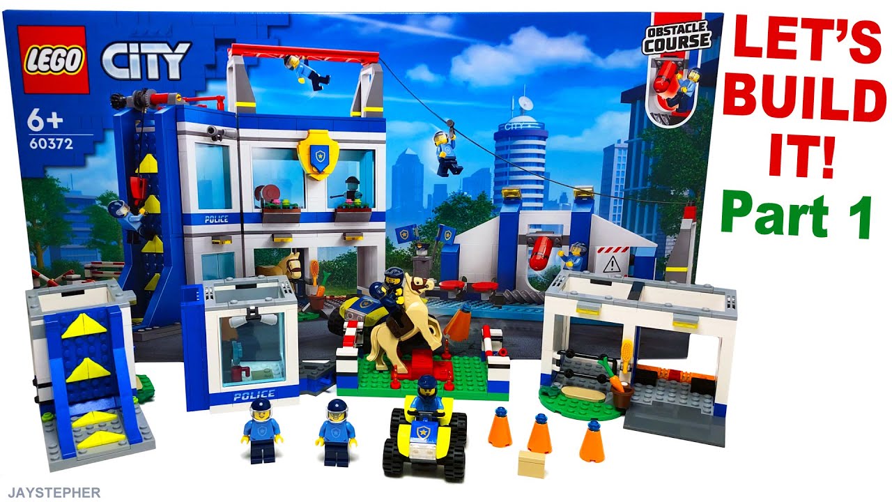 LEGO City 2023 Police Training Academy 60372 Build 1 - YouTube