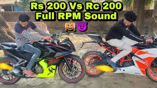 Rs 200 Bs3 Vs Rc 200 Bs4  Rpm Sound Compare rs200bs3rc200rs200rpmsoundvlogerbikerbike