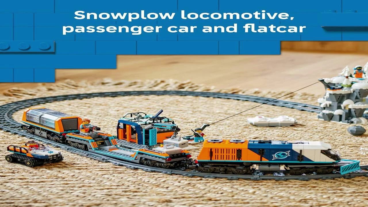 Review: LEGO City Arctic Polar Express Train Set 60470 | Remote Controlled STEM Building Toy