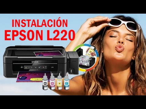 como instalar una impresora epson l220 | como instalar una impresora epson  l220 paso a paso - YouTube