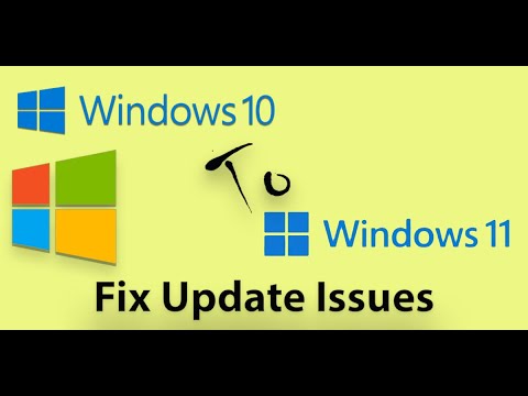 how to fix windows 10 to windows 11 update problems - YouTube