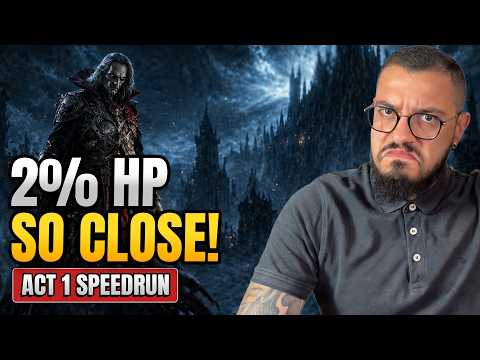 Path of Exile 2 Act 1 Speedrun - I Died to the Boss at 2% HP