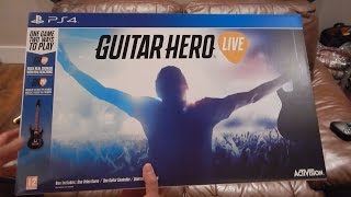 GUITAR HERO LIVE PS4 UNBOXING