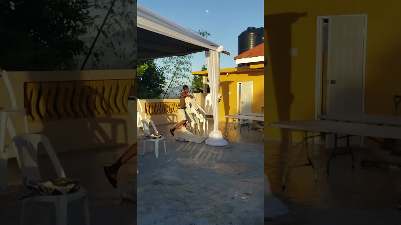 Wedding reception on the rooftop