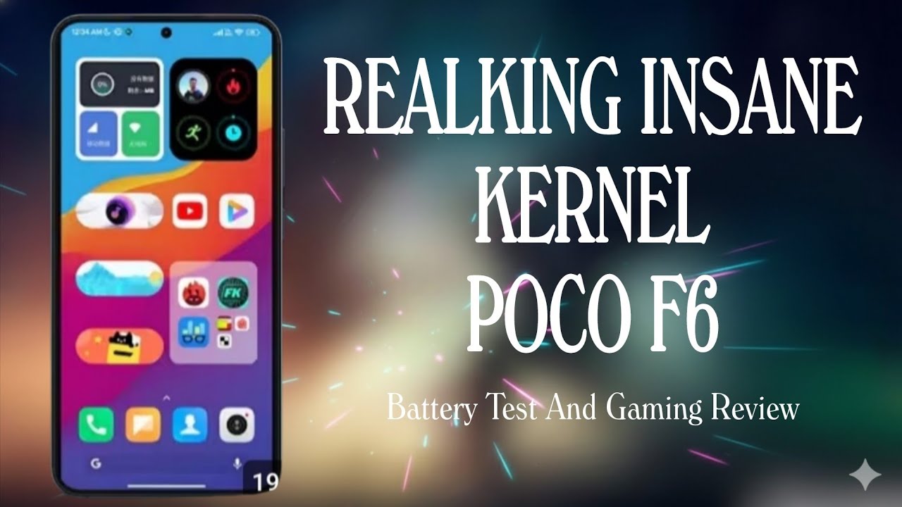 Install a custom kernel in poco f6 | RealKing iNSANE With Elite Rom