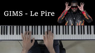 Gims - Le Pire Piano Cover Sheet Music In Description Djivsok Piano