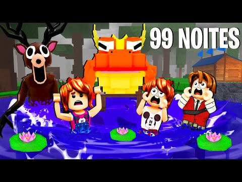 A Invasão de Sapos em 99 Noites na Floresta!