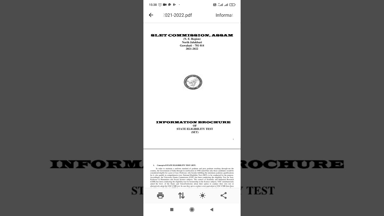 North east SLET 2021 -22