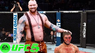 Khabib Nurmagomedov vs. Big Power Bjornsson (EA sports UFC 5)