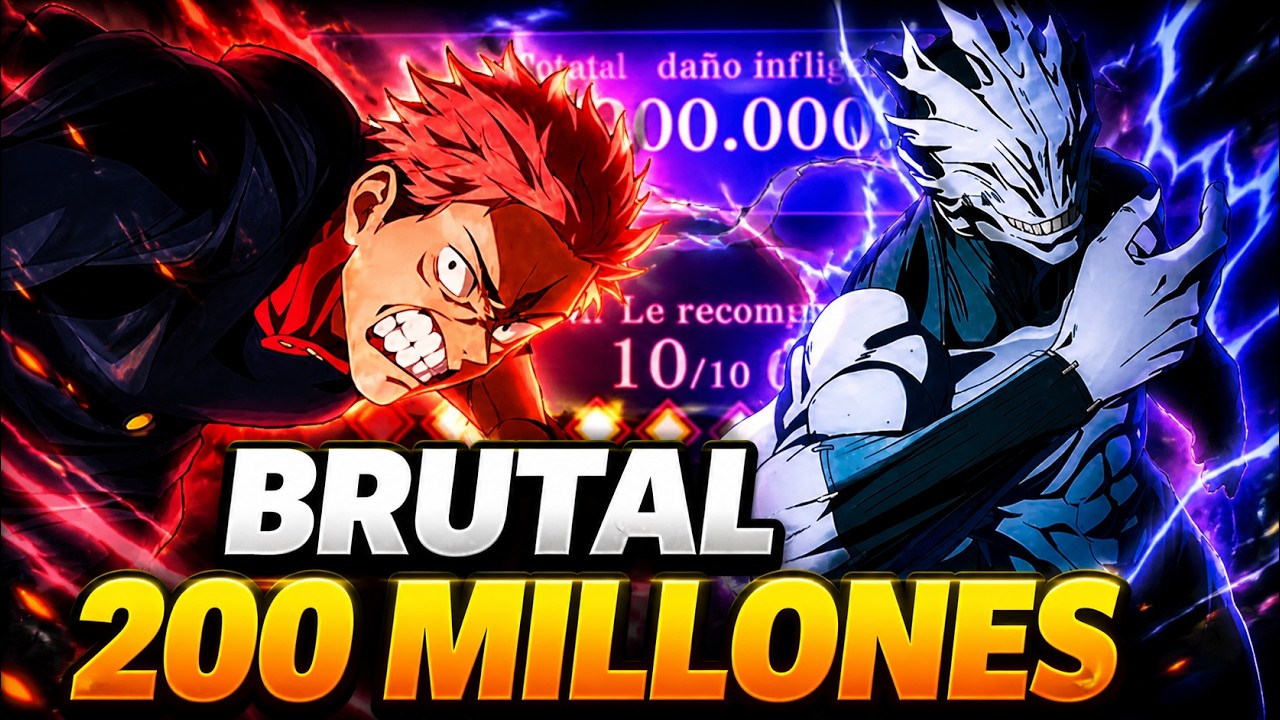 💀QUE LOCURA! ACABAN DE HACER 200 MILLONES SIN MEGUMI CONEJO... YUJI & MAHITO BLACK FLASH