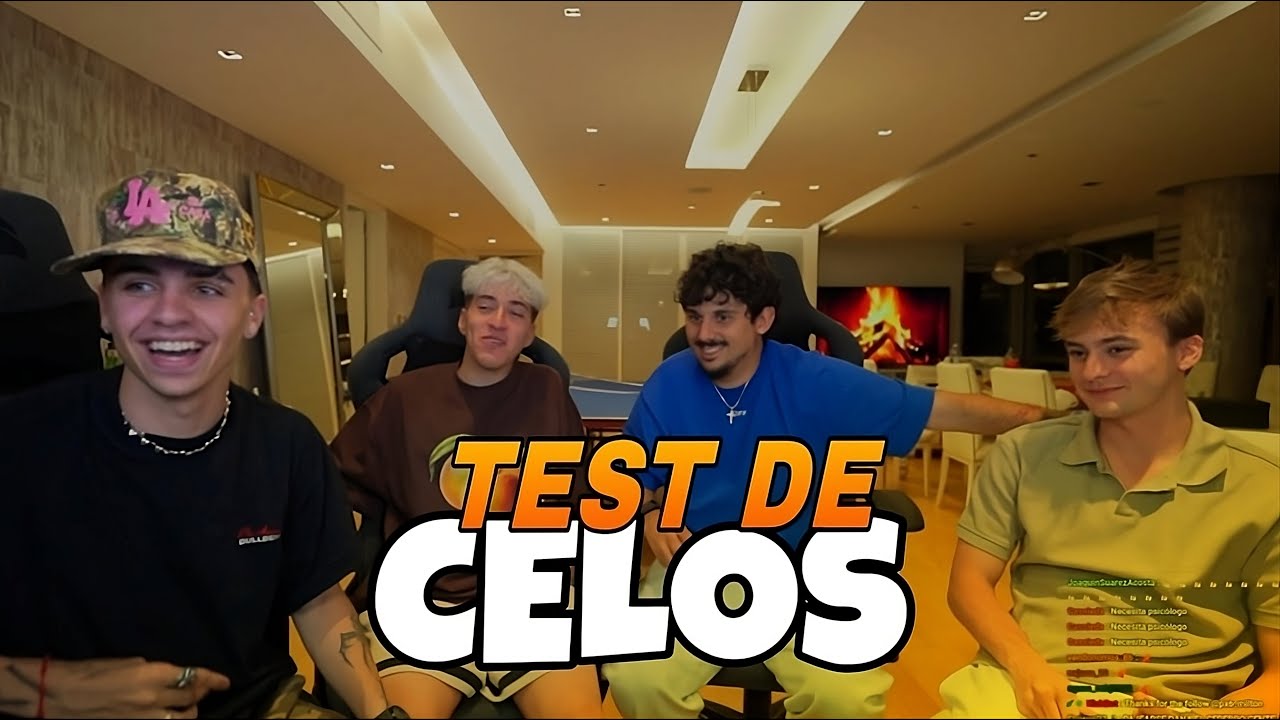 PONEMOS A PRUEBA NUESTRO NIVEL DE CELOS (TEST) | MERNUEL, MOSKI, BAULETTI Y LUQUITAS RODRIGUEZ