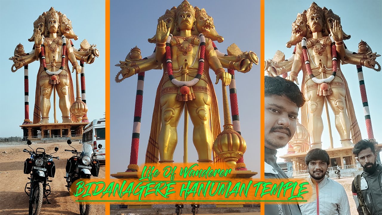 WORLD'S TALLEST HANUMAN STATUE 161 FEET Bidanagere Hanuman Temple