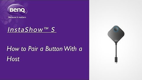 [BenQ FAQ] Projector_Wireless Presentation_How to Pair a Button with a Host