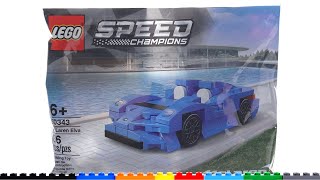 LEGO Speed Champions 30343 McLaren ELVA Mercedes AMG-Polybag-Entièrement neuf sous emballage-Neuf