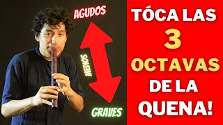 How to PLAY the 3 OCTAVES of the QUENA without Overexertion!