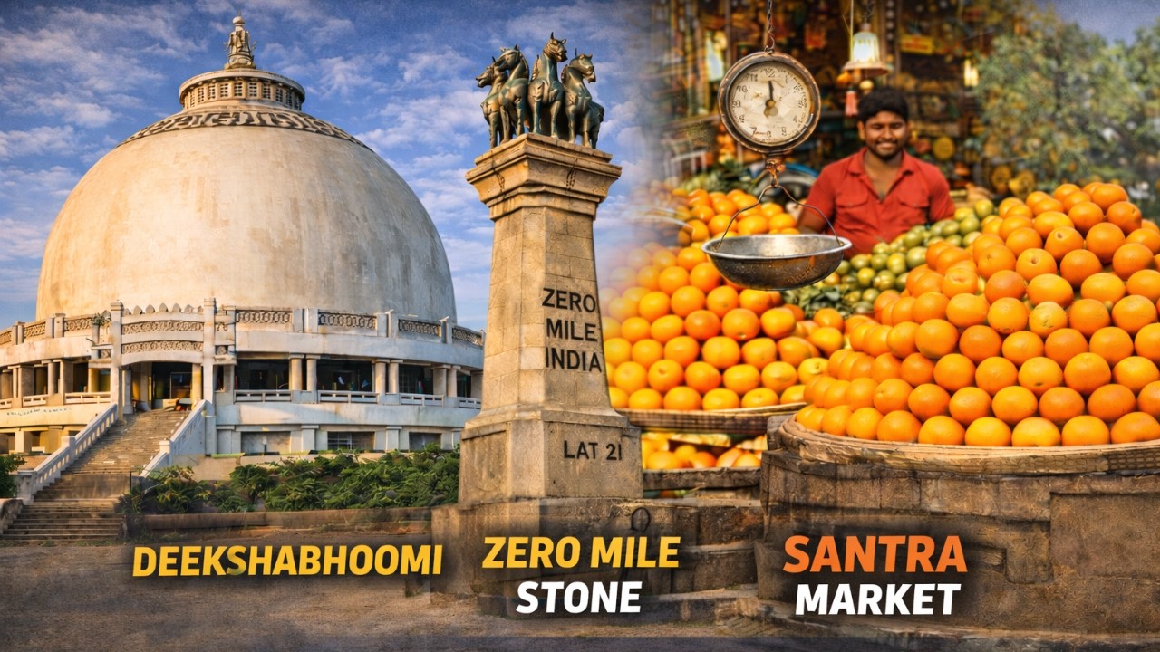 Day 5 Nagpur | Deekshabhoomi, Zero Point & Orange Market | Goa Road Trip