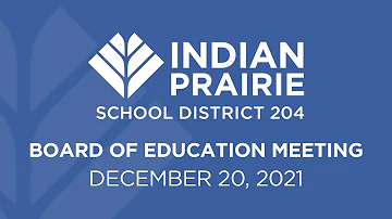 Board of Education Meeting: 12/20/2021