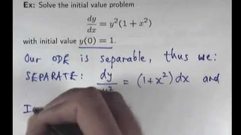How to solve initial value problems