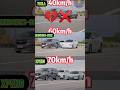 Smart  Brake Test:Tesla vs Mercedes vs XPeng