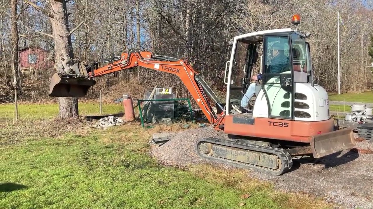 Minigrävare Terex TC 35