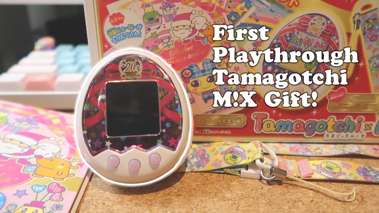 Tamagotchi M!X 20th Anniversary Gift Version: Unboxing & Gameplay