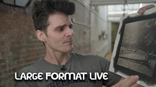 Making B&W Darkroom Prints - 9K Subs Stream - Large Format LIVE! screenshot 5