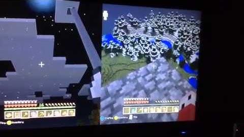 Minecraft xbox 360 - splitscreen surviving glitch