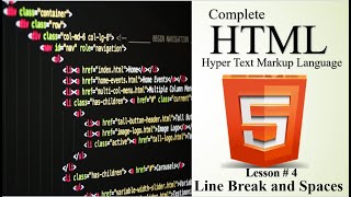 HTML tutorial for beginners in Urdu/Hindi Part 4: use Line Break and Spaces | Zuhaib Siddiqui