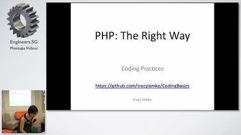 PHP Right Way - Good Coding Practices