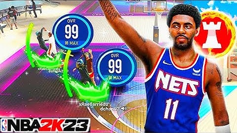 This KYRIE IRVING BUILD is UNSTOPPABLE in NBA 2K23! Best Iso Point Guard Build