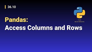 Celebrity [Python for Beginners]: 36.10. Pandas: Access Columns and Rows Profile
