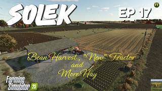 Solek Ep 17-New Tractor, Bean Harvest and Money ! #fs25 #solek