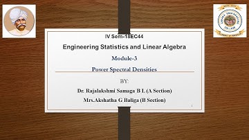 VTU ESLA 18EC44 M3 L5 Power spectral densities