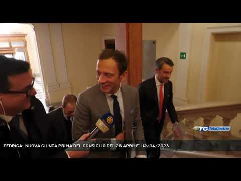 FEDRIGA: 'NUOVA GIUNTA PRIMA DEL CONSIGLIO DEL 26 APRILE' | 12/04/2023