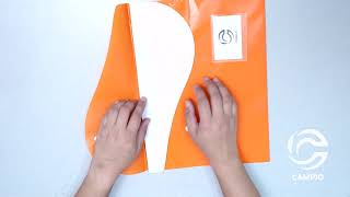 Double Pocket HeavyDuty Document File Bag|Fluorescent Envelope Holder A4/Legal Size with Snap Button