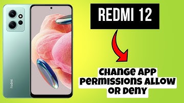 REDMI 12 Change app permissions allow or deny ||  set app permissions|| permissions allow or deny