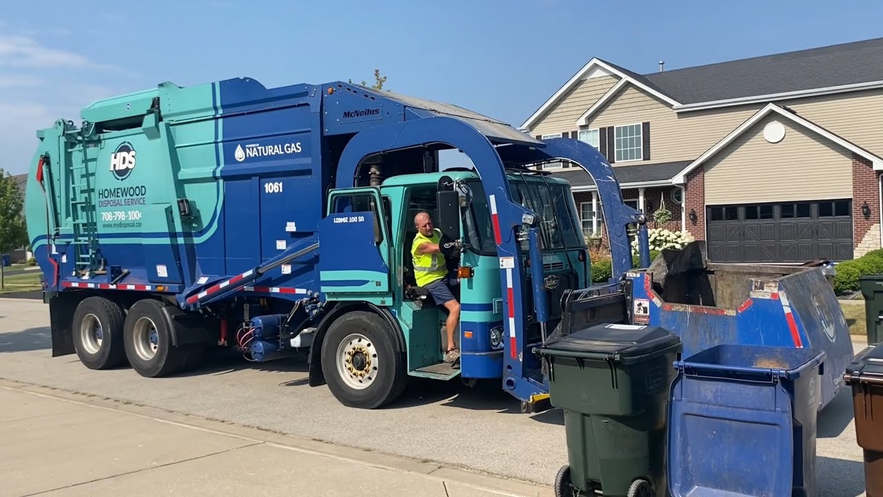 Homewood Disposal 1061 on Garbage 6/20/24 YouTube