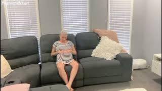 Bumil 15 Belly huge contraction
