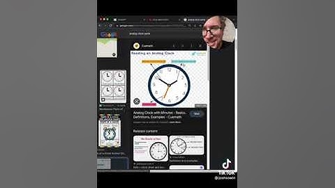 Analog clock in ChatGPT