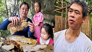 Single mother - sells wild fruit and honey to buy meat to cook delicious meals