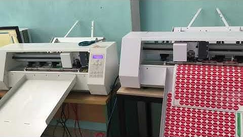 Máy cắt bế decal tự load giấy A330