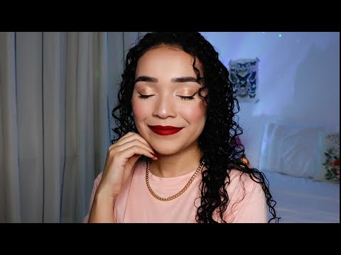 ASMR - Me maquiando, Make Natalina 💋🎄✨️