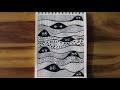 Easy doodle patterns | Day 42 | Inky Canvas Palette
