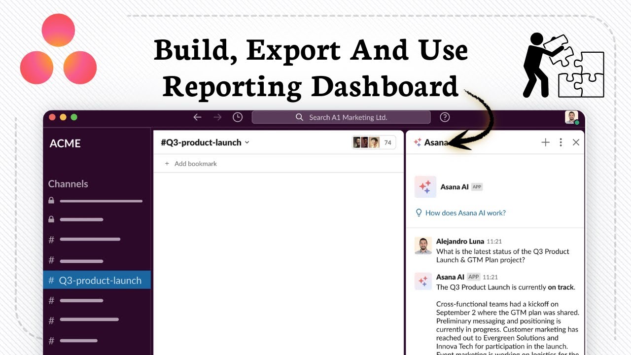How to Build, Export and Use your Asana Reporting Dashboard