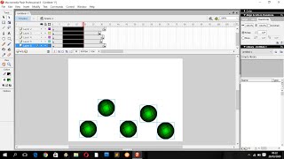 Macromedia Flash 8 #Membuat bola pantul bagi #Pemula screenshot 1