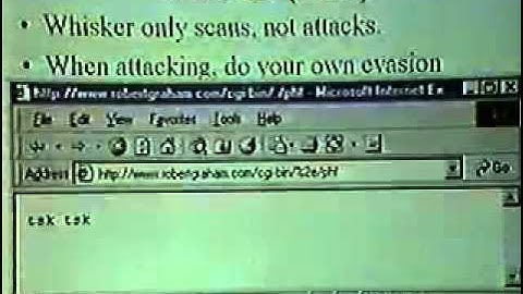 DEF CON 8 - Robert Graham - Evading network-based intrusion detection systems