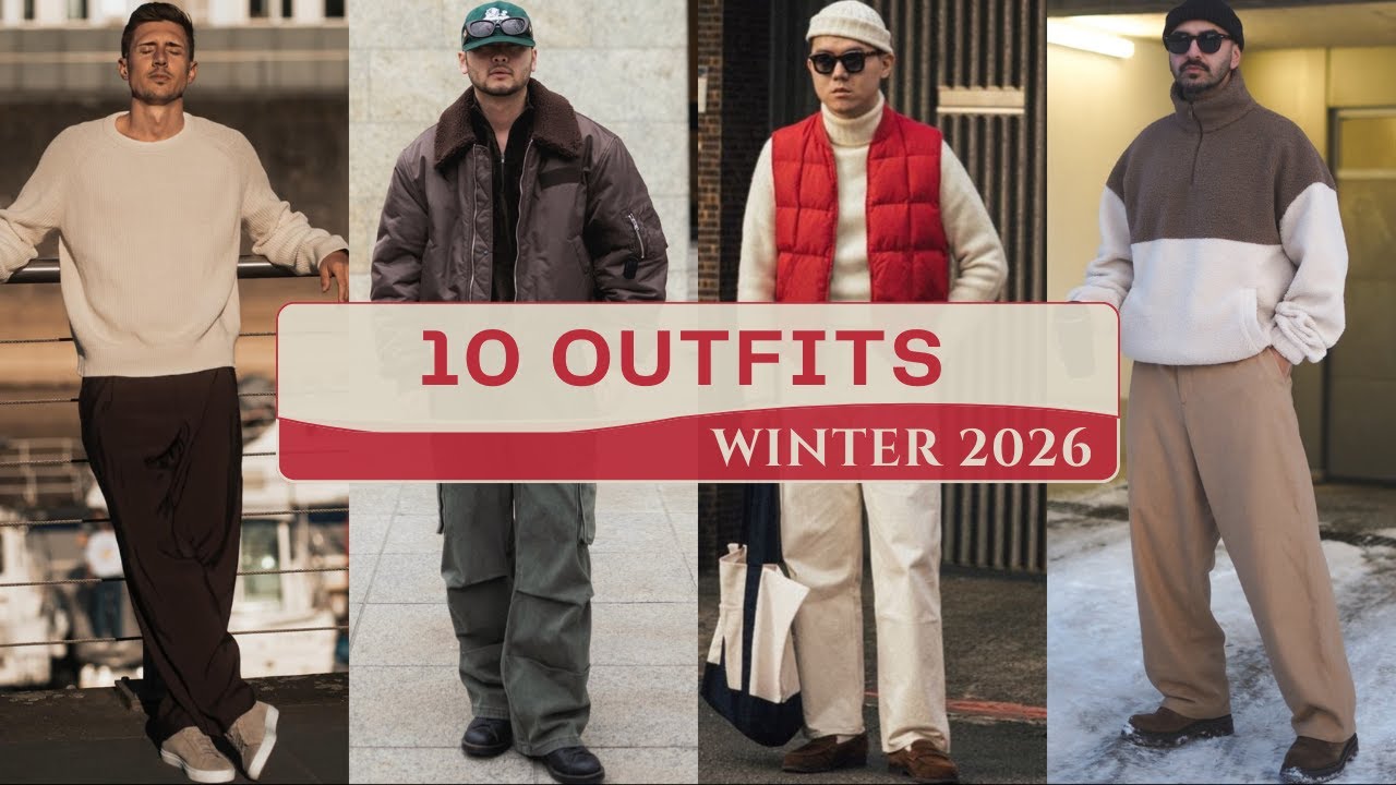 10 Latest Outfits for Men | Winter 2026 Fashion