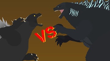 Heisei Godzilla (1994-95) VS Titanus Godzilla (2019) Alternate Ending